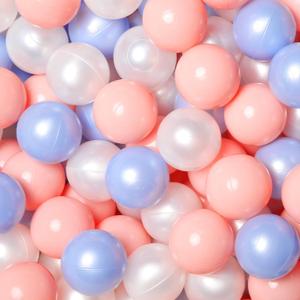 GOGOSO Ball Pit Balls for Toddlers Kids Plastic Balls for Ball-Pit Playpen Pool Baby Play Pastel BPA-Free Non Toxic Play Pastel Crush Proof Bal 50 100 200 500 1000 Count
