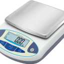 Bonvoisin Lab Scale 5000gx0.01g High Precision Electronic Analytical Balance 0.01g Accuracy Laboratory Precision Digital Scientific Scale (5000g) (5000g, WITHOUT calibration weights)