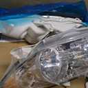 Nilight Headlight Assembly Compatible with 2005 2006 Toyota Camry LE XLE SE Headlamps Replacement Black Housing Amber Reflector Upgraded Clear Lens Driver and Passenger Side