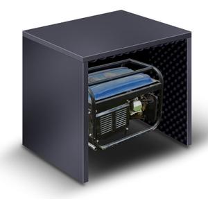 Generator Running Cover with Acoustic Panels for Most 3500w-12000w Generators Noise Reduction Quiet Box Heavy Duty Generator Shelter All Weather Outdoor Enclosure, 36 x 33 x 32 Inch