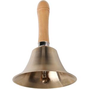 Super Loud Solid Brass Hand Call Bell (4.3 inch)