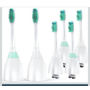 Replacement Toothbrush Head Compatible with Phillips Sonicare Screw-on Electric Brush, E-Series, Essence, Xtreme, Elite, Advance and CleanCare, 6 Pack