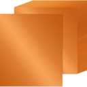 15 Sheets Orange Metallic Cardstock 12" x 12", 92lb/250gsm Thick Foil Shiny Mirror Paper for Crafts, Scrapbook, Card Making, Invitations, Party Decoration