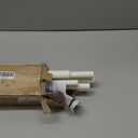 KAMANINA 1 Inch Double Curtain Rod for Windows 72 to 144 Inches (6-12 Feet), White Heavy Duty Drapery Rods, Adjustable Double Rods with End Caps