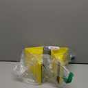 PR1ME Wheel Chocks with Non-Slip Base for RV & Trailer. 2 Pack Heavy Duty Wheel Chock with Bright Yellow. Lightweight Wheel Stoppers for Cars Camper Trucks RVs, Fit for Most Tyre Sizes