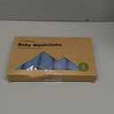 6-Pack Baby Washcloths - Soft Absorbent Viscose from Bamboo Wash Cloths for Babies, Kids, Toddlers, Infant, Newborn Bath Towels, Gentle on Sensitive Skin, 10x10 Reusable Face Towels (Aegean Blue)