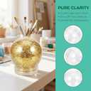 36 Pcs DIY Snow Globe Kit, Clear Plastic Water Globes for Bulk Cap Crafts Valentine Winter Holiday, Empty Decoration Christmas Home Party Supplies Kids, Adults