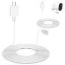 2Pack Arlo Camera Charger Outdoor&Indoor, Power Cord for Arlo 3/4 Pro 5S 2K, Arlos Ultra/Ultra 2, Go 2 16ft/5m Weatherproof Outdoor Charging Cable with Quick Charge Adapter