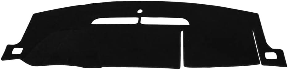 Dashboard Cover Compatible with 2007-2014 Tahoe Avalanche Suburban GMC Yukon Denali 07-13 Sierra SLT Silverado LTZ Dash Cover Mat Black Premium Carpet Without Dash Speaker