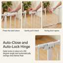 29-34 Inch Extra Wide Baby Gates for Doorways Stairs Hallway