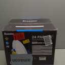 Ensenior 24 Pack 6 Inch LED Recessed Light, Dimmable, 6000K Clear White, 1200LM High Brightness, 12W 120V, Damp Rated, Ultra-Thin Canless Wafer Ceiling Light - ETL & FCC & IC