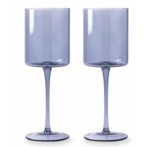 Core Home Specialty Glasswear Collection, Wine Glass Set , 2 Pieces, Blue