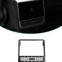 Carbon Fiber Pattern AC Vents Cover, Highland Model y Rear Center Console Air Vent Cover Compatible with Tesla Model Y Juniper and Model 3 Highland (Matte Carbon Fiber)