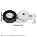 Engine Serpentine Belt Drive Kit with Tensioner Compatible with Toyota Camry 2010 2011 L4 2.5L Replace # 166200V010 39096 4PK1240