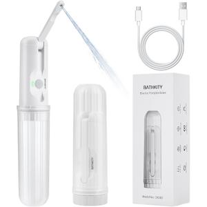 Portable Bidet for Travel, Multi- Bottle Compatible Handheld Bidet, 3 Water Pressure Modes, 180Adjustable Nozzle, IPX6 Waterproof, White