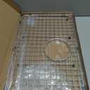Serene Valley Sink Bottom Grid 21" X 13", Rear Drain with Corner Radius 2", Sink Protector SVM2113R