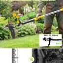 Luvenia Heavy Duty Stand Up Weed Puller Tool, Weed Removal Tool with 41.3" Long Handle & 4 Claw Steel Head, Garden Hand Weeding Tool-Easily Remove Weeds Without Bending, Pulling, or Kneeling