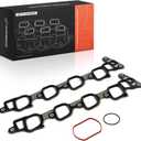 A-Premium Lower and Upper Engine Intake Manifold Gasket Set Compatible with Ford Mustang 2001-2004, Crown Victoria 2001-2003 & Lincoln Town Car 2001-2004 & Mercury Grand Marquis 2001-2003, 4.6L