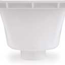 Oatey 42721 Floor-Mounted Utility Sink with 3 in. Socket, White, Small