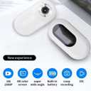 XUMIUZIY Pet Collar Camera, 1080P Camera for Dogs Cats with LCD Display, 170° Wide Angle, 5 Minutes Video Recording, 3 Hours Battery Life, Mini Action Cameras for Video Records