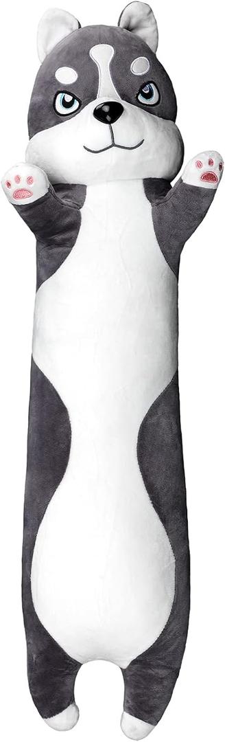 YJZQ Koala Plush Stuffed Toy - Long Cute Cuddly Pillow - Soft Animal Doll for Bed, Sofa, Couch - Cartoon Back Cushion - Gift for Valentines Girlfriend