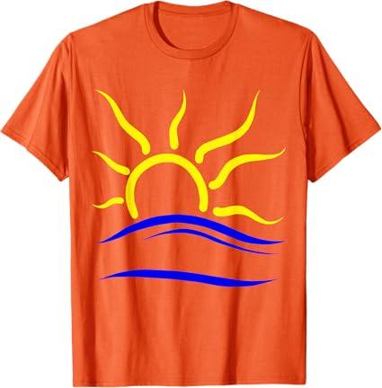 Naturist Nudist Symbol T-Shirt (XL,Orange)