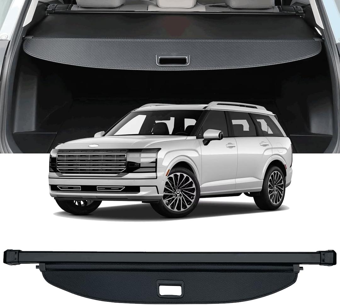 Cargo Cover Compatible with 2026 Hyundai Palisade Trunk Cover