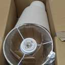 Sucolite Small 11.8'' Table Lamps Set of 2, Bedside Nightstand Lamps for Bedroom Kids Room, Cute Desk Lamps with Studded Texture Base for Reading Nursery Living Room Office, White & Beige