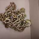 1/2 Inch x 10 Feet Transport Binder Chain G80 Safey Tow Chain with Grab Hooks 12000 Lbs Safe Work Load for Transporting Towing Tie Down Binding Equipment