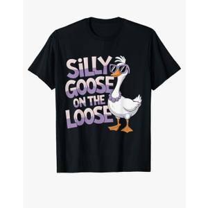 Silly Goose shirt on The Loose Retro Vintage Meme Men Women T-Shirt, 2X