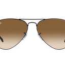 Ray-Ban Unisex Rb3025 Classic Aviator Sunglasses, Gold Black/G-15 Green, 58 mm