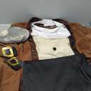 Morph Benjamin Franklin Costume With Wig Founding Fathers Costume Adult Colonial Outfit Men Ben Franklin Outfit Men, XXXL