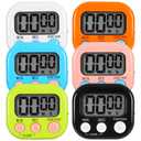 4 Pack Multi-Function Electronic Timer, Learning Management, Suitable for Kitchen, Study, Work, Exercise Training, Outdoor Activities(not Including Battery)