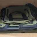 U.S. Traveler Rio Lightweight Softside Rolling Carry-on Suitcase, 2-Wheel Set, Green, 21"/14"