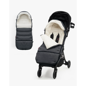Momcozy Stroller Footmuff Universal | Easily Attaches to Most Strollers | Ultra-Plush,Weather-Proof Stroller Sleeping Bag | Deluxe Warm Stroller Bunting Bag | Extendable Cover Winter | Adjust-Buckle