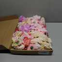 K KUMEED 12 PCS Artificial Flowers Hanging Decorations,11.5FT Spring Flower Garland with Hooks Hanging Flowers for Decoration for Wedding Party Background Birthday Baby Shower Home (Colorful)