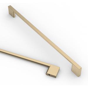 Asidrama 10 Pack 10 Inch(256mm) Brushed Brass Kitchen Cabinet Handles, Cabinet Pulls Kitchen Cabinet Hardware for Cupboard Drawer Pulls