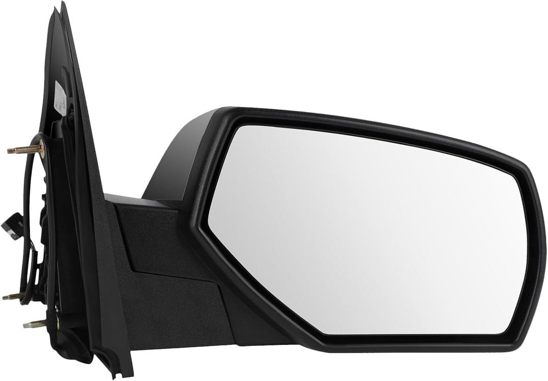 ECCPP Passenger Side Mirror Power Heated Right Rear View Mirror Chrome fit 2014 2015 2016 2017 For Chevy Silverado 1500 GMC Sierra 1500