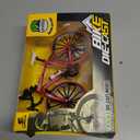 1:8 Scale Die-Cast Alloy Mini BMX Mountain Bike Finger Bicycle Model Toy Desktop Decoration Crafts for Cycling Lovers Bike Racers Athletes Children Boys and Girls (Red)