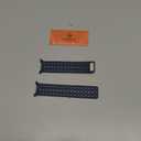 Bandletic Magnetic Silicone Watchband Compatible with Samsung Galaxy Watch 8 40mm 44mm / 8 Classic 46mm 2025, No Gap Soft Breathable Replacement Strap for Men Women, Navy Blue