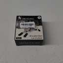 Expawlorer Dog Shoes for Small Dogs, Dog Shoes for Hot Pavement, Hiking Walking, Anti-Slip Rugged Sole,Waterproof Dog Booties for Outdoor Rain Days, All Weather Dog Boots & Paw Protectors (Black) (Size 1: 2.01"x1.65" (L*W) (Pack of 4))