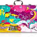 Crayola Inspiration Art Case Coloring Set - Tie-Dye (140ct), Essential Easter Basket Stuffers, Art Supplies Set For Kids, Travel Drawing Kit, Gift for Girls & Boys, Ages 5+ [Amazon Exclusive]