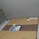 Americanflat 28x28 Picture Frame with Polished Plexiglass - Use as 24x24 Frame with Mat or Display 28x28 Photo Without Mat - Streamline Collection - Thin Border Square Frames for Wall Display - Black