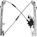 741-644 Front Driver Side Power Window Regulator w/Motor Fit for Select Cadillac/Chevrolet/GMC Models, Replace OE 15077853, 15095843, 15101785, 15755431, 15765393, 19120846, 19179943, 20914717