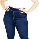 Avenue Women's Plus Size Jegging - Hi Rise, 14 Mid Wash