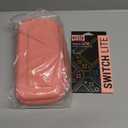 Orzly Accessories Bundle Compatible for use with Nintendo Switch Lite - Protective Case & Screen Protector, USB Cable, Games Holder, Grip Case, Headphones, Thumb-Grip Pack & More (Coral)