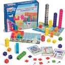 hand2mind MathLink Cubes Numberblocks 1-10 Activity Set, 30 Preschool Learning Activities, Counting Blocks, Linking Cubes, Educational Toys for Kids, Number Games, Math Manipulatives Kindergarten