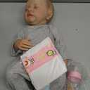 SCOM Realistic Reborn Baby Dolls - 18 Inch Real Life Baby Girl, Lifelike Newborn Weighted Doll with Full Body Soft Vinyl for Kids Age 3 4 5 6+ Gift