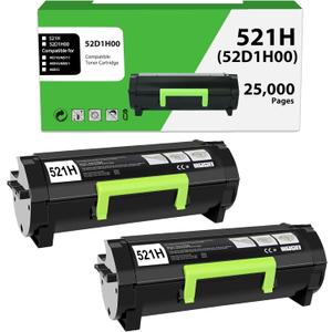 521H 52D1H00 Toner Cartridge Compatible Replacement for Lexmark 521H 52D1H00 for MS710 MS710n MS711 MS711dn MS810 MS810n MS810dn MS810de MS811 MS811n MS811dn MS811dtn MS812 MS812dn MS812de