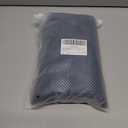 QiyI Yoga Mat Towel with Corner Pockets, Non Slip Sweat Absorbent Hot Yoga Towels, Soft Yoga Blankets with Travel Bag, Skidless Mat Cover for Workout, Gym, Fitness - 70"x26", Blue Tie Dye